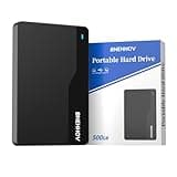 BNEHHOV Externe Festplatte, 500GB Tragbare 2.5 Zoll USB 3.0 Backups HDD, Ultradünn Plug-and-Play Festplattenspeicher für Windows, Mac, PC, Laptop, MacBook, PS4, Xbox