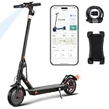 E Scooter mit Straßenzulassung 350W Motor,25-30km Reichweite,8.5" Wabenreifen Elektroroller Belastung LED bis 120kg 20km/h ABE Elektro Scooter Faltbarer E Roller für Pendeln Duales Bremssystem