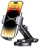 Mohard Handyhalterung Auto, Superstabiler KFZ Handy Halterung Saugnapf für Armaturenbrett & Windschutzscheibe, 360° Drehbar Handyhalter PKW mit Schnellauslöse Knopf für 4-7,0 Zoll Smartphones