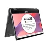 ASUS Chromebook Flip CM1 Laptop | 14" Ful-HD 16:9 IPS Touch Display | MediaTek Kompanio 510 | 8 GB RAM | 128 GB eMMC | ARM G52 MC2 | ChromeOS | QWERTZ Tastatur | Gravity Grey