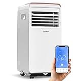 Comfee Mobiles Klimagerät Mobile 9000 Pro, 9000 BTU 2,6kW, Kühlen&Ventilieren&Entfeuchten, Raumgröße bis 88m³(33㎡), APP-Steuerung/Alexa/Google Home/IFTTT, Mobile Klimaanlage mit Abluftschlauch