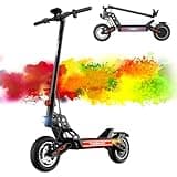TODIMART S9 E Scooter, Fährt 65–85 km, 48 V 20.8 Ah, 10 Zoll Faltbarer E Roller Tubeless Offroad, 150 kg tragkraft für Erwachsene, Doppelte Federung（Key Start）