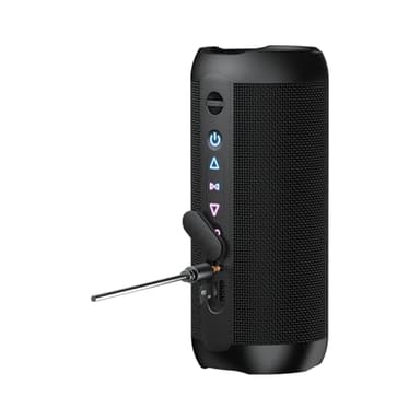 Bluetooth Lautsprecher mit Licht, 30W Musikbox Tragbarer Bluetooth Box mit IPX7 wasserdicht, Dualen Bass-Treibern, 30 Sth Akku, RGB Lichter, TWS Kopplung，AUX, TF Karte, Geeignet Outdoor/Party/Reisen