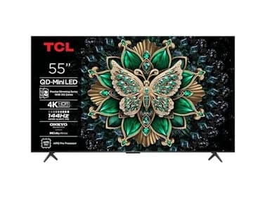 TCL Mini LED 55 Zoll 55C6K UltraHD 4K Onkyo-Sound Google TV