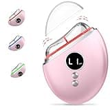 EMS Gua Sha, Robofun Gesichtsmassagegerät Gua Sha Elektrisch Gegen Falten mit Vibration & Wärme, Face Lifting Gerät mit Rotlicht, Blau, Grün, Geräte zur Faltenreduzierung & Anti-Aging-Geräte - Rose