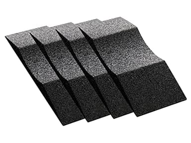 PROFIMAT® 4X Premium Reifenschoner 13-18 Zoll/bis 185er Breite | 60x20x6,5 cm | Gummigranulat – Reifenwiege schmal