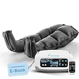 Venen Engel 4 Recovery Boots Premium mit Lymph-Flow Pants zur Reduzierung Cellulite Beinmassagegerät fördert Durchblutung ergänzend zu manueller Lymphdrainage + E-Book