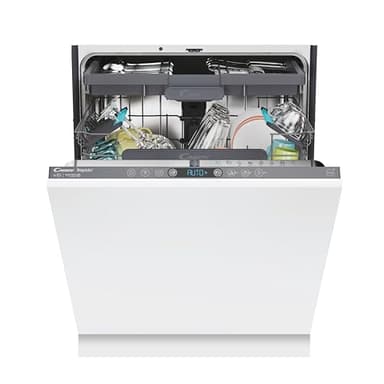 Candy CI 6B4F1MA / Vollintegrierter Geschirrspüler / 60 cm/Wi-Fi Funktion (hOn) /16 Maßgedecke/Besteckschublade/Höhenverstellbarer Oberkorb mit „Easy Click“ / Aquastop / 8 Programme