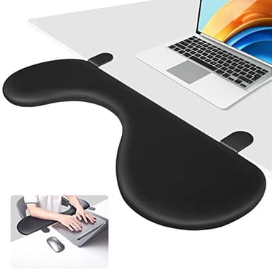 Giecy Ergonomics Schreibtisch Erweiterung,Faltbare handgelenkauflage,Ellbogen Rmauflage,Computer Tastaturablage, Tischverlängerung zum Arbeiten, Lernen und Spielen