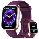 Fitpolo Smartwatch Damen mit Telefonfunktion, Smartwatch mit Alexa, 1.8" Fitness Tracker mit Herzfrequenz SpO2 Stress Schlafmonitor, Fitnessuhr IP68 Wasserdicht Sportuhr Damen für Android iOS
