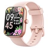 Smartwatch Herren Damen mit Telefonfunktion Alexa Integriert -Fitnessuhr 110+ Sportmodi &IP68-1,91" Schrittzähler Uhr für Android iOS Armbanduhr mit Pulsmesser SpO2 Stress Schlafmonitor -Rosa