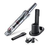 Genius Invictus One Version 1.0 Set 9-teilig anthrazit - Handstaubsauger mit maximaler Power im Handformat - Beutelloser und kabelloser Akku Handsauger 90 W BLDC Motor + Zubehör