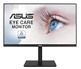 ASUS Eye Care VA24DQSB - 24 Zoll Full HD Monitor - Rahmenlos, ergonomisch, Flicker-Free, Blaulichtfilter, Adaptive-Sync - 75 Hz, 16:9 IPS Panel, 1920x1080 - DisplayPort, HDMI, D-Sub, USB Hub