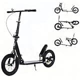 XXL Big Wheel Scooter Kinder City Roller mit Handbremse und Bremse Klappbarer Cityroller für Erwachsene und Kinder 150 kg Tragkraft D