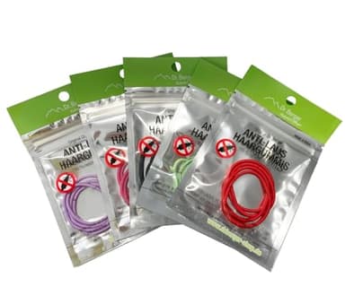 SHD Anti-Laus Haargummi gegen Kopfläuse - SPARSET 20er - Läuseschutz 100% natürlich - Sicher und wirksam, Hilfe dem Schutz von Läusen