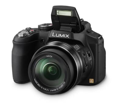 Panasonic LUMIX DMC-FZ200EG9 Premium-Bridgekamera (12 Megapixel, 24x opt. Zoom, F2.8, 7,6 cm LC-Display, LEICA DC Weitwinkel-Objektiv) schwarz