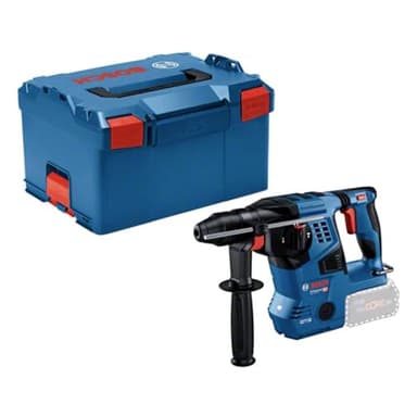Bosch Professional 18V System Akku Bohrhammer GBH 18V-28 C (inkl. Zusatzhandgriff, Fetttube, Einlage, L-BOXX, ohne Akku/ Ladegerät)