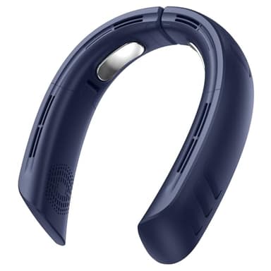 Kukiwhy Verbesserter Hals Ventilator, 4 Turbo 6000 mAh Faltbare Tragbarer Nackenventilator, 360° Verstellbarer Handventilator klein, USB Ventilatoren geschenke für frauen mama männer papa geburtstag