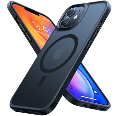 TORRAS Guardian-Mag für iPhone 12 Hülle für MagSafe [Nr.1 Schutzkraft und Magnetkraft] iPhone 12 Pro Hülle Handyhülle iPhone 12 Stoßfest Kratzfest iPhone 12 Case Samtige Touch Schwarz