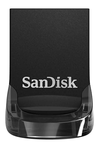 SANDISK Ultra Fit USB Type-A Flash-Laufwerk 1 TB (Für Laptops, Spielkonsolen und Auto-Audiosysteme, Plug-and-Stay, 400 MB/s Lesen, RescuePRO Deluxe Software)
