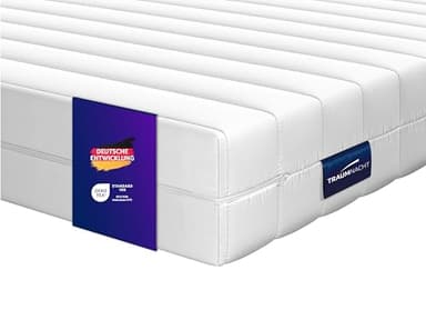 Traumnacht Basic XXL 2 in 1 Duo - orthopädische 7- Zonen Kaltschaummatratze, Härtegrad 2 und 3, Öko-Tex zertifiziert, 90 x 200 cm, Höhe 22 cm, produziert nach deutschem Qualitätsstandard