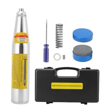 Oreilet Beton Rebound Tester, 10-70 MPA 1450-10150psi Verbessertes Betonhammer, Professionelle Mechanische Festigkeitsressiliometer-Testmesser für Gebäude Wandstraße Brücke