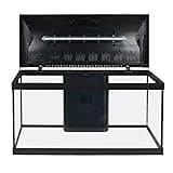 Amtra Basic 80 LED - Komplettes Aquarium mit 95 Litern, 8 Watt Beleuchtung, Innenfilter und Heizung, 80 x 32 x 45 cm