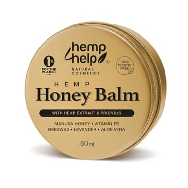 Manuka-Honig-Hanf-Salbe für Neurodermitis & Ekzeme, Schuppen - Propolis, Bienenwachs, Aloe Vera- Dermatologisch Empfohlen, Heilt Trockene, Rissige Haut