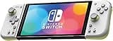 HORI Nintendo Switch Split Pad Compact (Hellgrau x Gelb) Ergonomischer Controller für den Handheld-Modus - Offiziell lizenziert -(OLED-Modell)