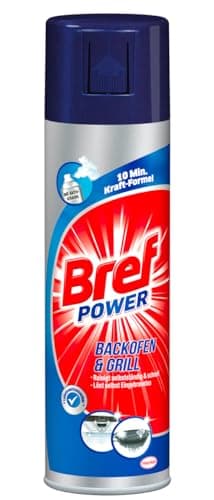 Bref Power Backofen & Grill (1 x 500 ml), Backofenreiniger mit Aktivschaum, entfernt selbst hartnäckigste Verkrustungen