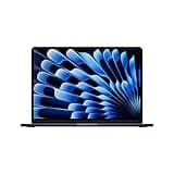 Apple 2024 13" MacBook Air Laptop mit M3 Chip: 13,6" Liquid Retina Display, 8 GB gemeinsamer Arbeitsspeicher, 256 GB SSD Speicher, beleuchtete Tastatur, 1080p FaceTime HD Kamera, Mitternacht