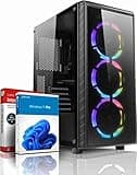 4K RTX Ryzen7 16-Thread Raytracing Ultra Gaming PC Computer mit 3 Jahren Garantie! | Ryzen7 4700 16-Thread CPU, 4 GHz | 16 GB | Geforce RTX 3050 6 GB DDR6 | 1TB SSD | Windows 11 | WLAN | #7077