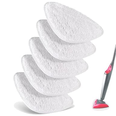 XIANGBIN 5er Set Dampfreiniger Steam Ersatzbezug Kompatibel with Vileda Dampfreiniger Ersatzbezüge Superfine Faser Tücher Langlebig und Perfekte Passform waschmaschinengeeignet