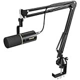 TONOR USB/XLR Mikrofon PC Dynamisch mit Mikrofonarm, Gesangsmikrofon Micophone Gaming Microfono PS4 PS5 Vocal Mic mit Mikrofonständer Mute Button für Podcast Studio Brodcast Streaming Aufnahme TD510+