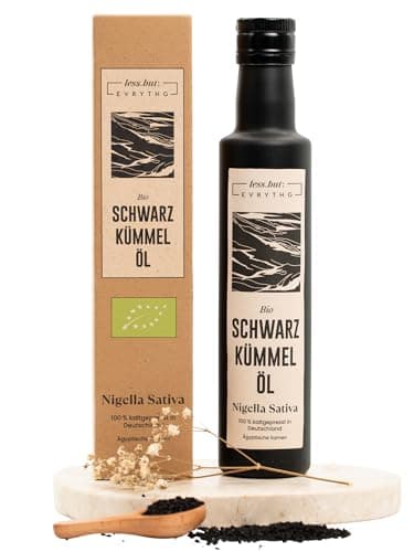 Schwarzkümmelöl für die bewusste tägliche Anwendung – kaltgepresst & naturbelassen (Bio) | 250 ml