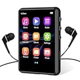 SWOFY 64GB MP3 Player Bluetooth 5.3 HiFi Music Player, 2.4-Zoll Touchscreen MP3 Player mit Lautsprecher Recorder, FM Radio, unterstützt 128 GB mp3 Player Kinder (Grau)