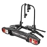 VDP eBike Fahrradträger für Anhängerkupplung Fahrrad Heckträger Radträger - Discovery 2 - für 2 Fahrräder - 60kg Zuladung - am Fahrzeug klappbar - kompaktes Faltmaß - TÜV