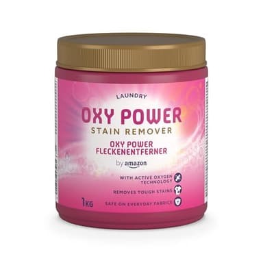 by Amazon Oxy Power Fleckenentferner-Pulver für Buntwäsche, 1 kg