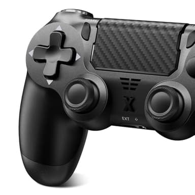 Suoxiom Wireless Controller für P4,Game Controller Kompatibel mit P4/Slim/Pro,Bluetooth Gamepad Joystick mit Touch Panel,6-Achsen Gyro Sensor, 3.5mm Audio Jack