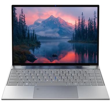 Morostron 14.1 Inch Win11 Laptop with Celeron N3450 Quad Core Processor, 4GB DDR4 192GB SSD, 1080P Full HD, Webcam, USB 3.0, WiFi, Bluetooth 4.2, Mini HDMI, Dark Gray