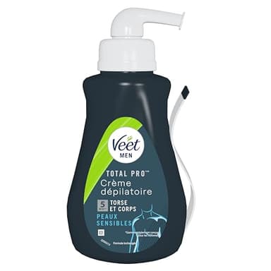 Veet Enthaarungscreme für sensible Haut, 400 ml, für Männer
