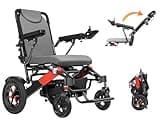 ByteTecpeak D02 Liegender elektrischer für Erwachsene, Aluminium-E-Rollstuhl, 150 kg Tragkraft, leistungsstarker 500W Motor, 33 km Reichweite, 22Ah Lithium-Batterie, neigbare Rückenlehne