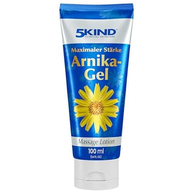 5kind Hochdosiertes Arnika Gel 100 ml - Schnell wirkende Arnikaa Salbe gegen Blutergüsse und Schwellungen - Arnica Montana Extrakt – Arnika Salbe hochkonzentriert für Muskeln und Gelenke von Läufern