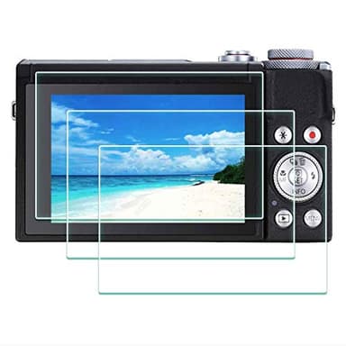 ULBTER G7 X III schutzfolie Displayschutz für Canon G7X Mark III Kamera, LCD Displayschutzfolie Gehärtetes Glas Kratzfest Anti-Staub Blasenfrei [3 Stück]