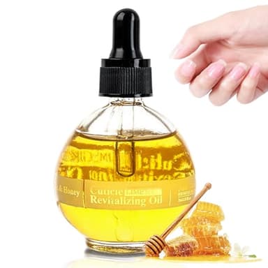 Nail Cuticle Oil, 75ml Natürliches Nagelöl für Nagelhaut und brüchige Nägel, nagelpflegeöl für dünne Nails, Repair Intensivpflege, geschmeidige Nägel Nagelhaut - Nagelpflegeprodukte für Händ（Honig）