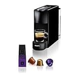 Krups Nespresso Essenza Mini ‎XN1108 Kaffeekapselmaschine | 19 bar | Energiesparmodus | 1260 W|‎0,6 Liter | 8.03 x 3.31 x 12.99 cm|schwarz