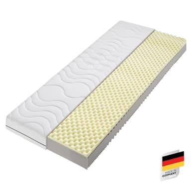 BeCo Matratze 120x200 cm Nightstyle Visko Komfortschaum H2 / Stiftung Warentest GUT getestet/Oeko-TEX Standard 100 / Made in Germany