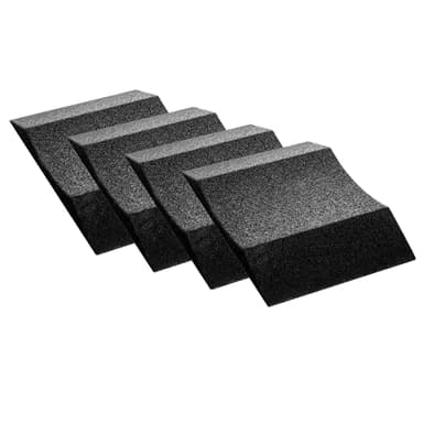 PROFIMAT® 4X Reifenschoner XXL 17-22 Zoll/bis 385er Breite | 60x40x6,5 cm – Reifenwiege aus Gummigranulat