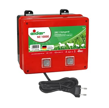 Koll Living Weidezaungerät Eider NE 10000 0239-000 Netzgerät 230V gewaltige 8.2 Joule - Lange Zäune, starker Bewuchs für Rinder, Pferde, Ziegen - Top auch als Wildzaun