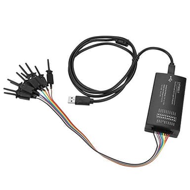 Oszilloskop USB-Logikanalysator, LHT00SU1 Virtuelles Oszilloskop, Logikanalysator, Multifunktions-Signalgenerator, 8-Kanal-Logikanalysator